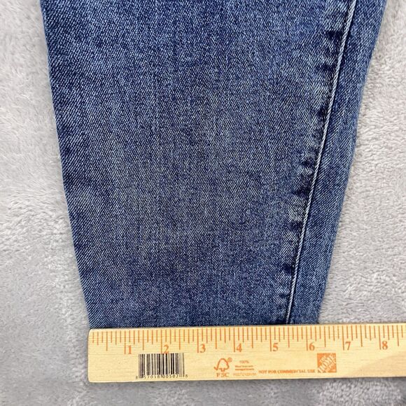 Abound‎ Mom Jeans 27 High Rise Exposed Button Fly Tapered Leg Denim Women's - Picture 6 of 10